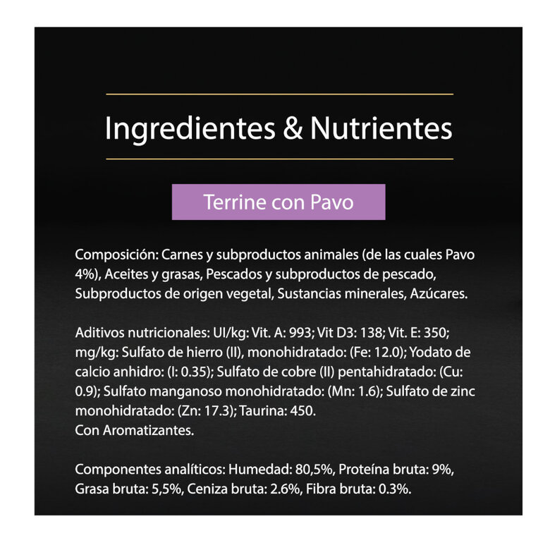 Pro Plan NutriSavour Sterilised 7+ Peru terrina para gatos, , large image number null